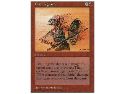 Disintegrate (Foil NE, Stav Near Mint)