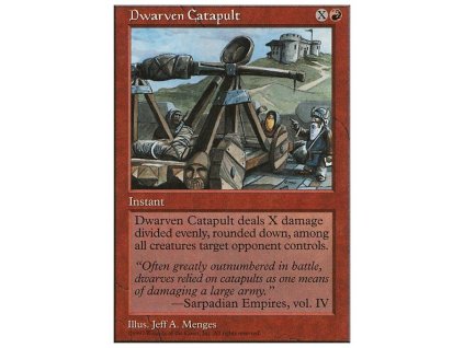 Dwarven Catapult (Foil NE, Stav Near Mint)