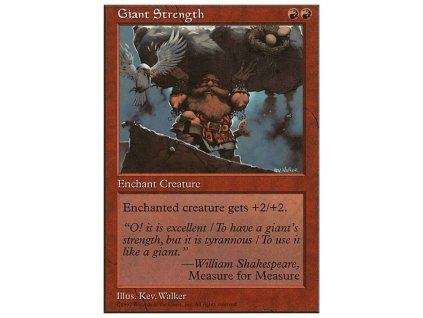 Giant Strength (Foil NE, Stav Near Mint)