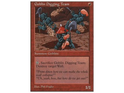 Goblin Digging Team (Foil NE, Stav Near Mint)