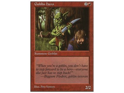 Goblin Hero (Foil NE, Stav Near Mint)