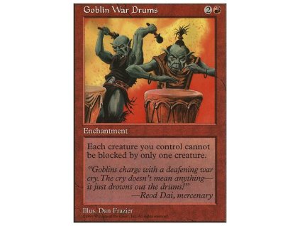 Goblin War Drums (Foil NE, Stav Near Mint)