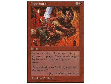 Incinerate