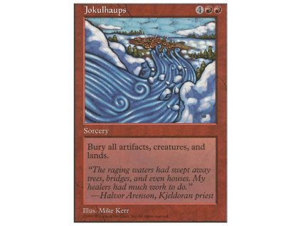 Jokulhaups (Foil NE, Stav Near Mint)
