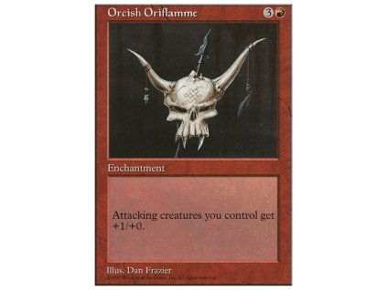 Orcish Oriflamme (Foil NE, Stav Light Played)
