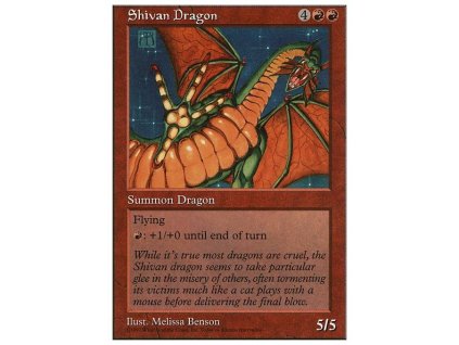 Shivan Dragon (Foil NE, Stav Near Mint)