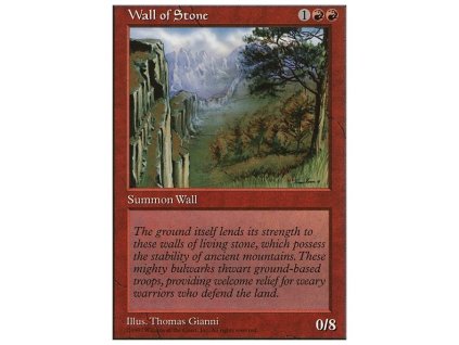 Wall of Stone (Foil NE, Stav Near Mint)