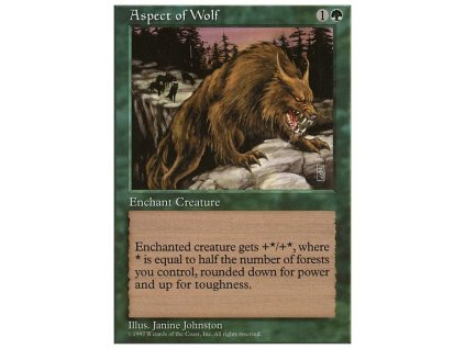 Aspect of Wolf (Foil NE, Stav Near Mint)