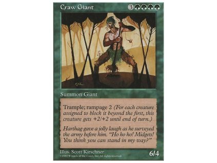 Craw Giant (Foil NE, Stav Near Mint)