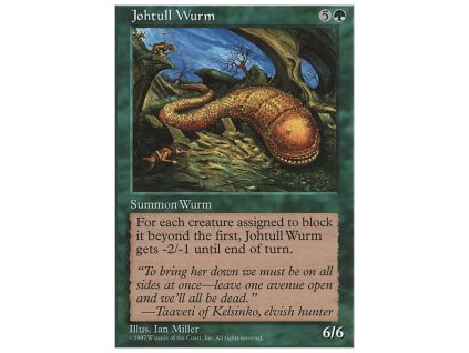 Johtull Wurm (Foil NE, Stav Near Mint)