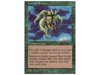 Living Artifact (Foil NE, Stav Near Mint)