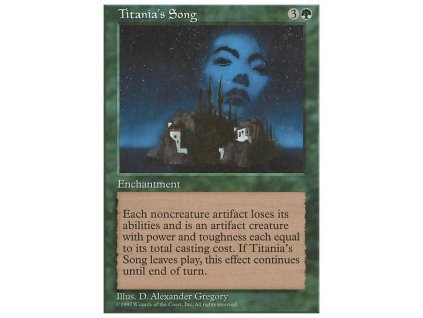 Titania's Song (Foil NE, Stav Near Mint)