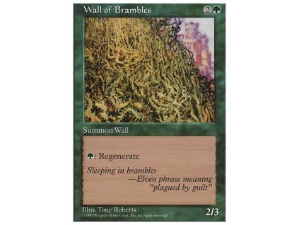 Wall of Brambles (Foil NE, Stav Near Mint)