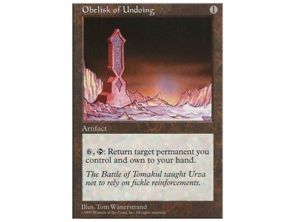 Obelisk of Undoing (Foil NE, Stav Near Mint)