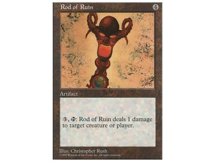 Rod of Ruin (Foil NE, Stav Near Mint)