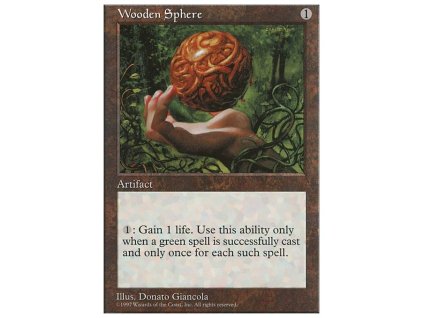 Wooden Sphere (Foil NE, Stav Near Mint)