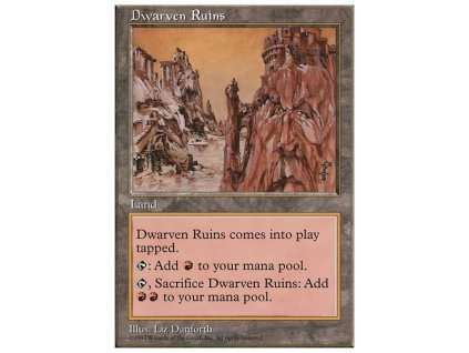 Dwarven Ruins (Foil NE, Stav Near Mint)