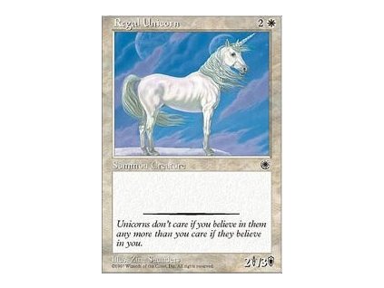 Regal Unicorn (Foil NE, Stav Near Mint)