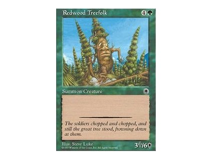 Redwood Treefolk (Foil NE, Stav Near Mint)