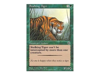 Stalking Tiger (Foil NE, Stav Near Mint)