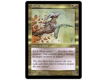 Acidic Sliver (Foil NE, Stav Near Mint)