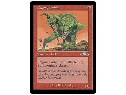 Raging Goblin - NON ENG CHI (Foil NE, Stav Near Mint)