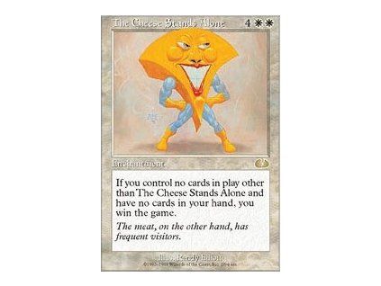 The Cheese Stands Alone