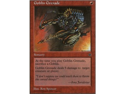 Goblin Grenade (Foil NE, Stav Near Mint)