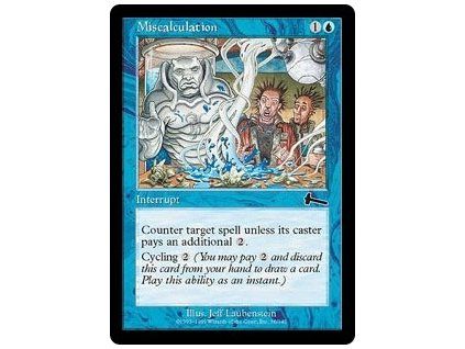 Miscalculation
