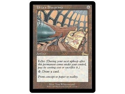 Urza's Blueprints (Foil NE, Stav Near Mint)