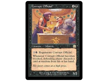 Corrupt Official (Foil NE, Stav Light Played)
