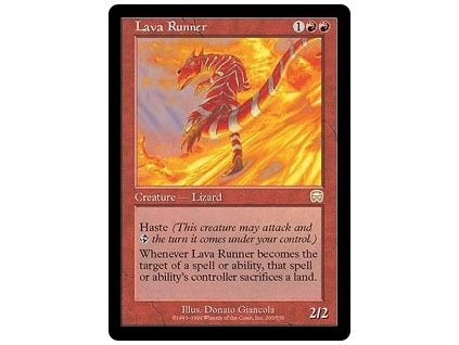 Lava Runner (Foil NE, Stav Near Mint)