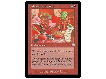 Magistrate's Veto (Foil NE, Stav Near Mint)