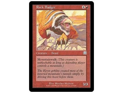 Rock Badger (Foil NE, Stav Near Mint)