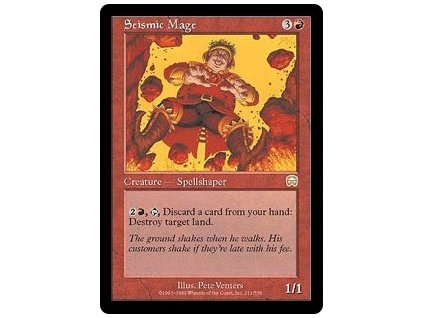Seismic Mage (Foil NE, Stav Played)