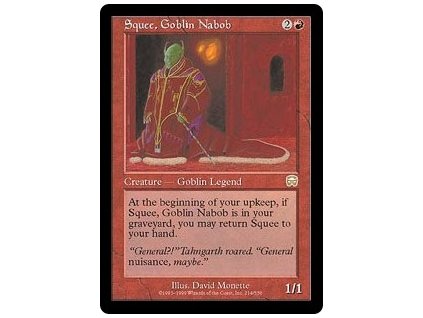 Squee, Goblin Nabob (Foil NE, Stav Near Mint)