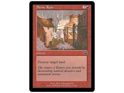 Stone Rain (Foil NE, Stav Near Mint)