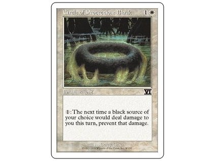 Circle of Protection: Black (Foil NE, Stav Near Mint)