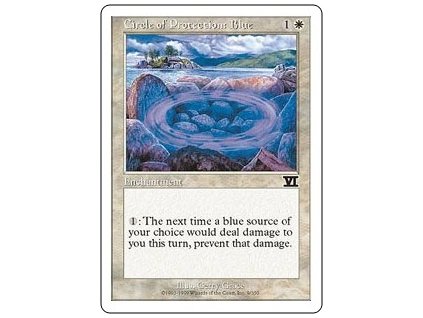 Circle of Protection: Blue (Foil NE, Stav Near Mint)
