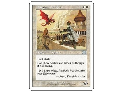 Longbow Archer (Foil NE, Stav Near Mint)