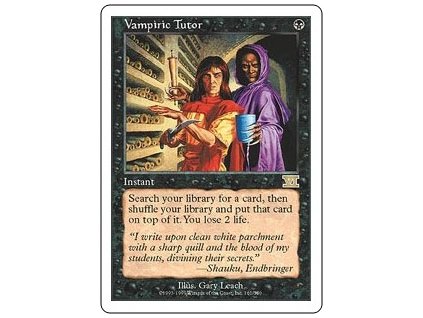 Vampiric Tutor (Foil NE, Stav Light Played)