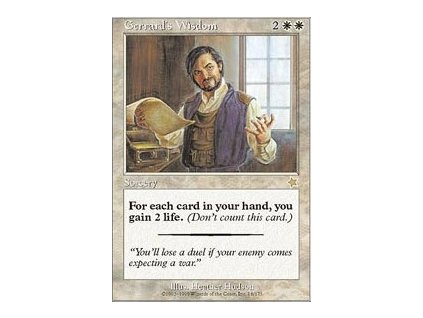 Gerrard's Wisdom (Foil NE, Stav Near Mint)