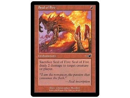 Seal of Fire (Foil NE, Stav Near Mint)