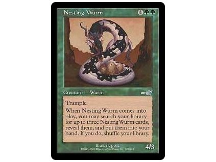 Nesting Wurm (Foil NE, Stav Near Mint)
