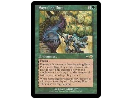 Saproling Burst (Foil NE, Stav Near Mint)