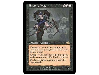 Avatar of Woe (Foil NE, Stav Played)