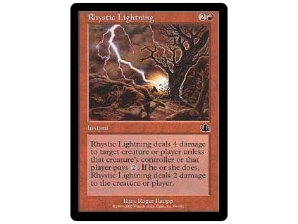 Rhystic Lightning (Foil NE, Stav Near Mint)