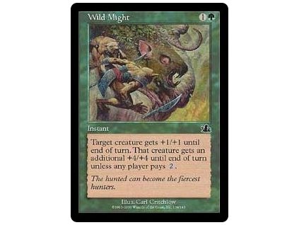 Wild Might (Foil NE, Stav Near Mint)