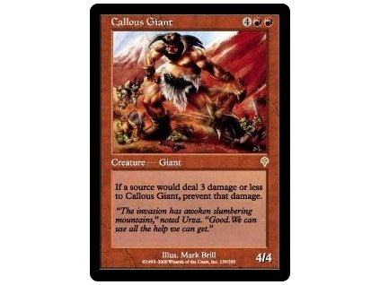Callous Giant (Foil NE, Stav Light Played)