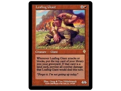 Loafing Giant (Foil NE, Stav Light Played)